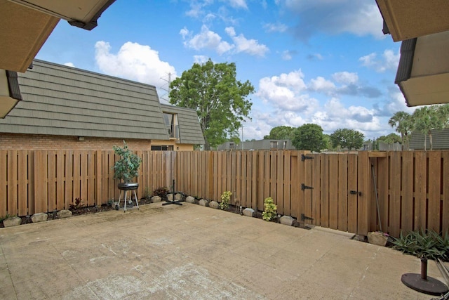 view of patio