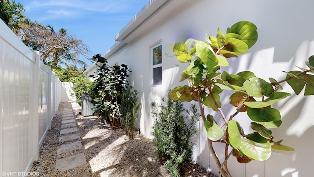 view of property exterior featuring central air condition unit