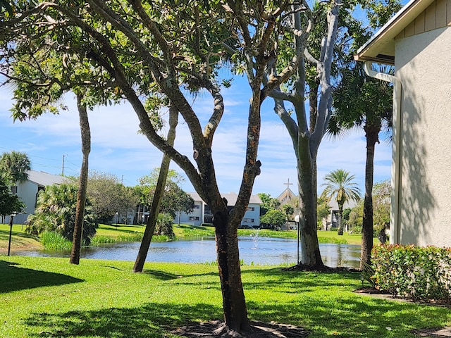 view of water feature