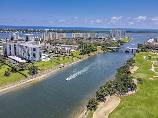 336 Golfview Rd Unit 1011, North Palm Beach, FL 33408 - aerial view of a nearby body of water and apartment complex