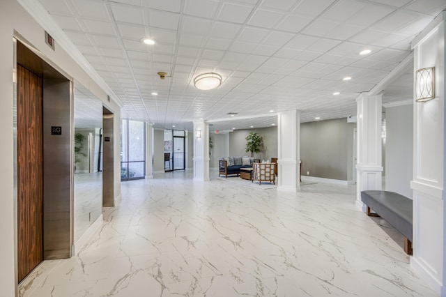 336 Golfview Rd Unit 1011, North Palm Beach, FL 33408 - community lobby featuring recessed lighting