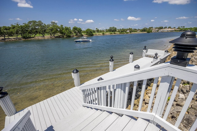 336 Golfview Rd Unit 1011, North Palm Beach, FL 33408 - dock featuring a water view