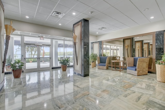 view of community lobby