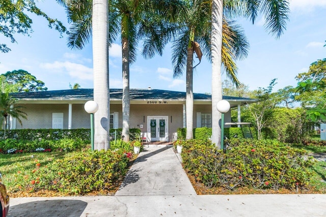 view of front of home