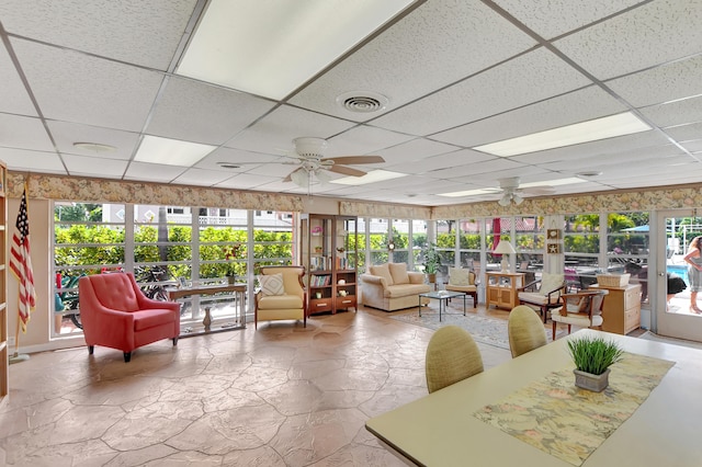 view of community lobby