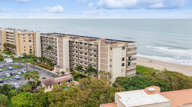 view of property with a water view