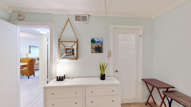 interior space featuring light hardwood / wood-style flooring