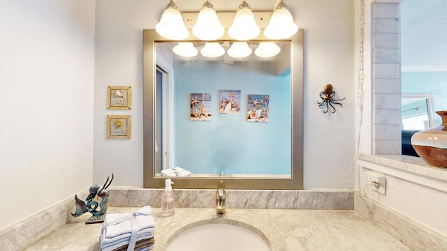 bathroom featuring sink