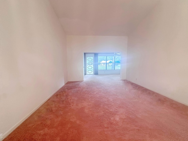 empty room featuring light colored carpet