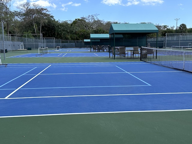 view of sport court