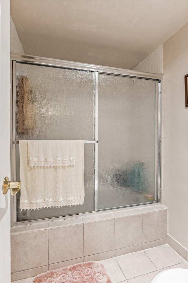 bathroom with tile floors