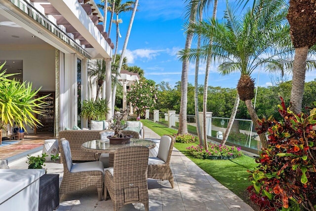 view of patio