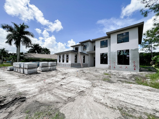 view of rear view of property