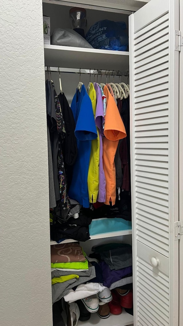 view of closet