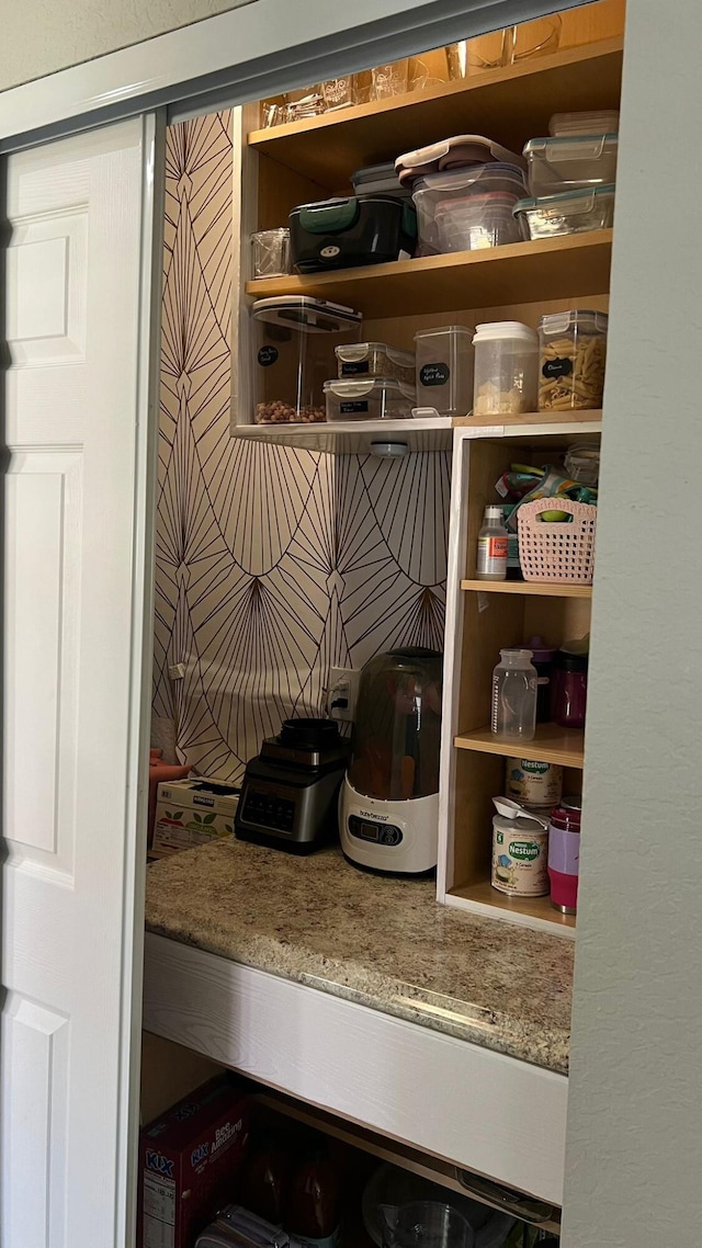 view of pantry