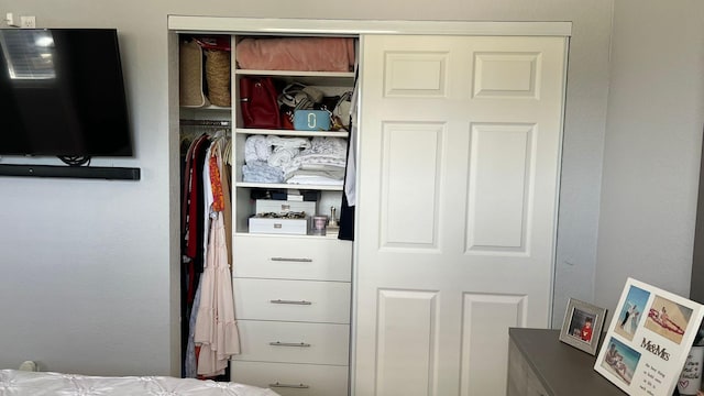 view of closet