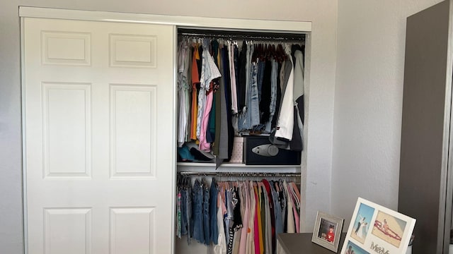 view of closet