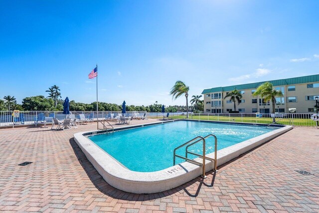 view of pool