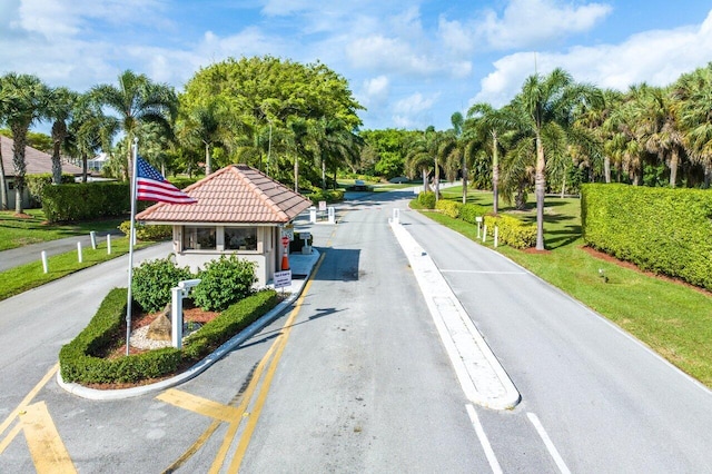 view of road