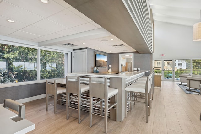 interior space featuring light hardwood / wood-style flooring