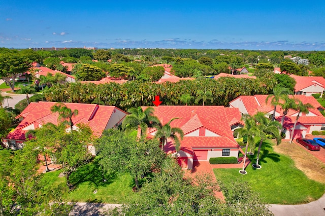 view of aerial view