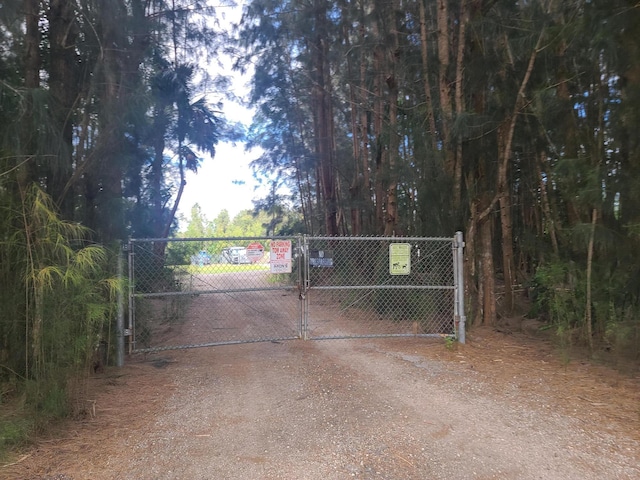 view of gate