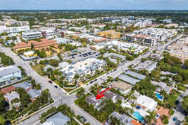 view of aerial view