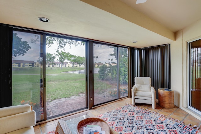 sunroom / solarium with a wealth of natural light