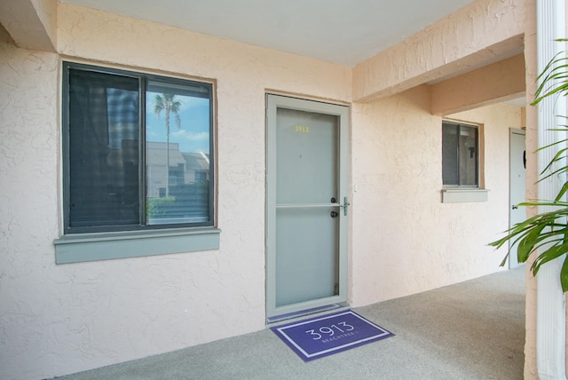 view of entrance to property