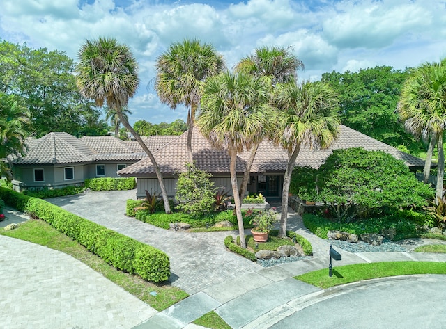 view of front of home