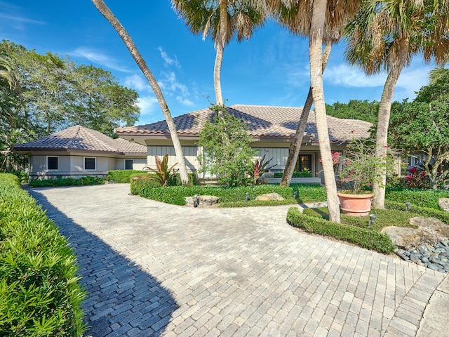 view of front of home