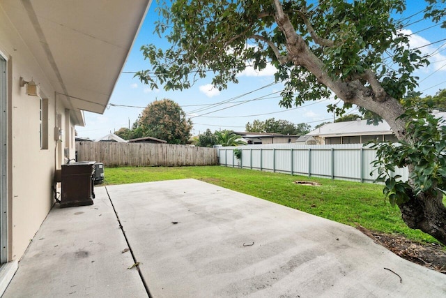 view of patio / terrace featuring cooling unit