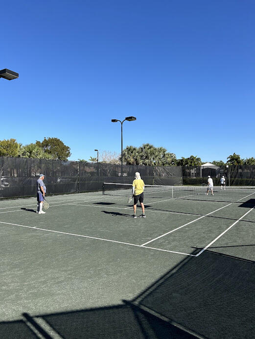 view of tennis court