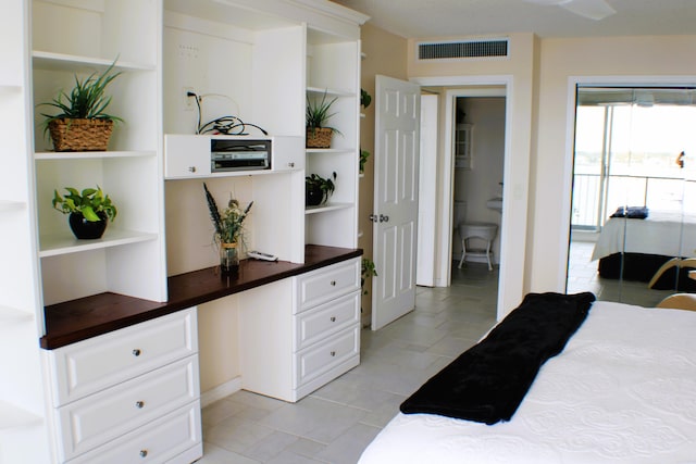 view of tiled bedroom