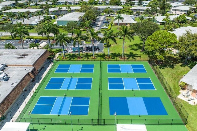 view of tennis court