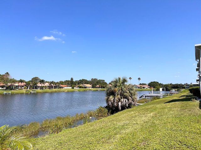 view of water feature