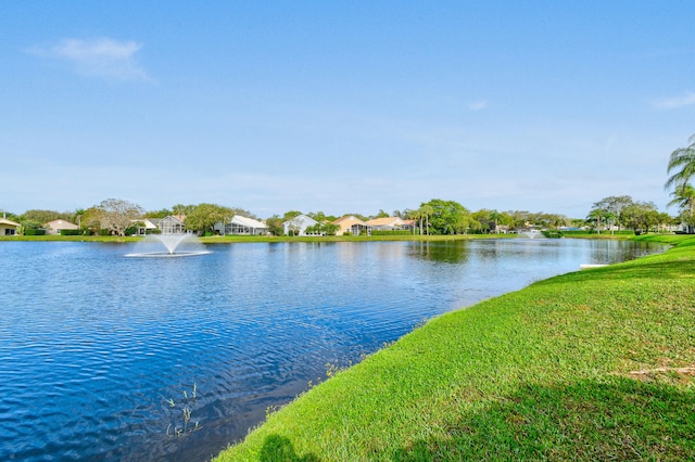 view of water view