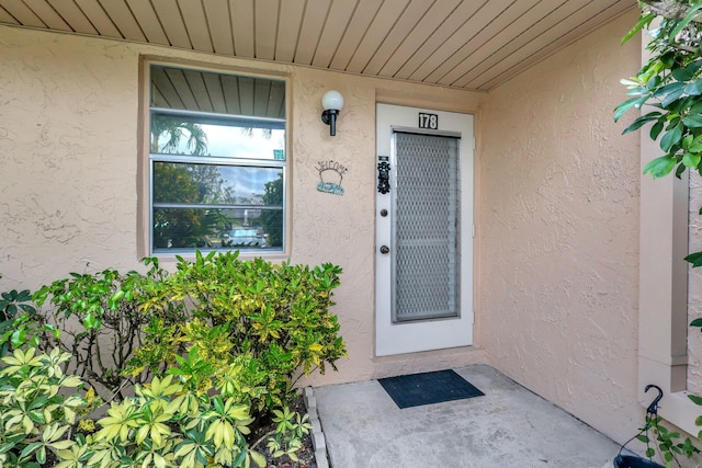 view of entrance to property