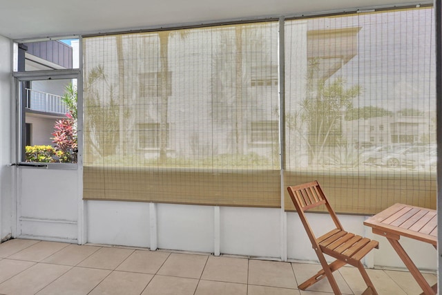 interior space featuring tile patterned floors