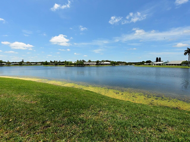 view of property view of water