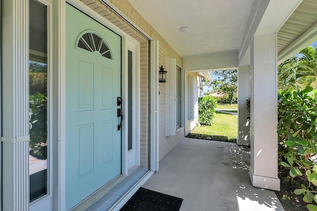 view of property entrance