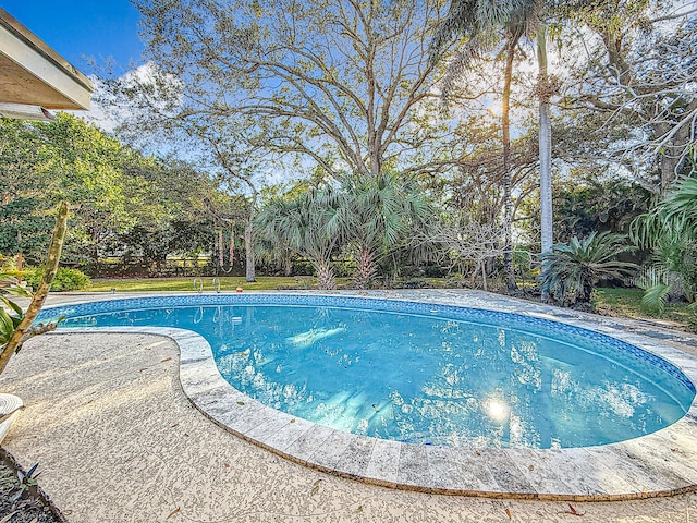 view of pool