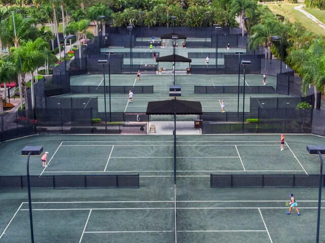 view of sport court