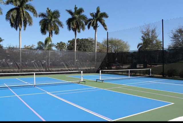 view of sport court