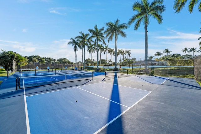 view of sport court