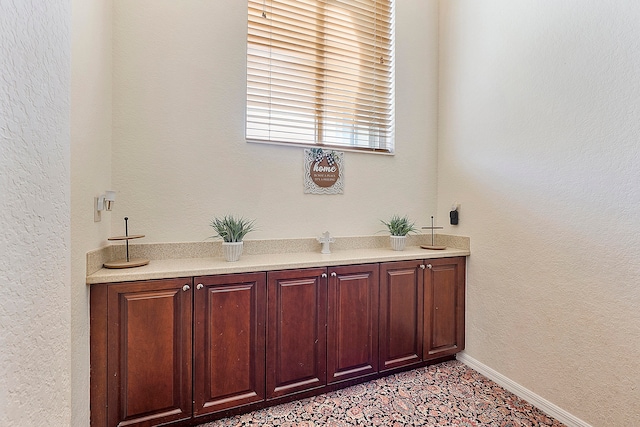 bathroom with tile flooring