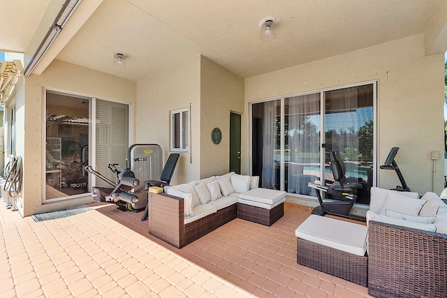 view of patio / terrace featuring outdoor lounge area