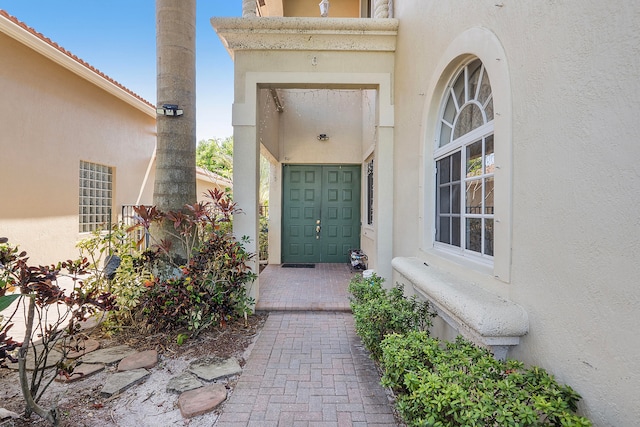 view of entrance to property