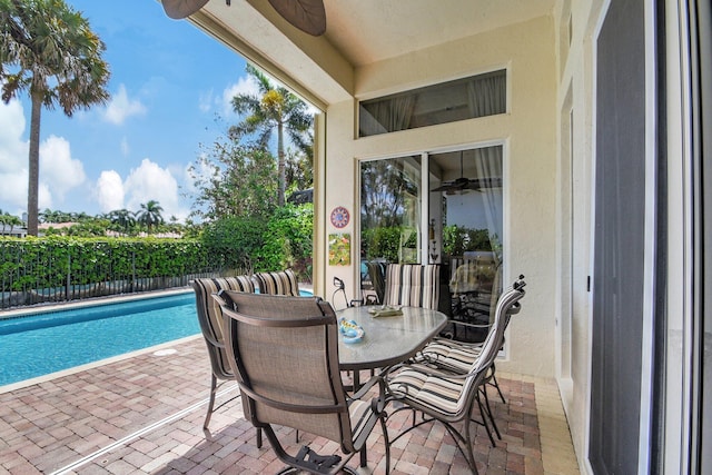 exterior space with a patio area