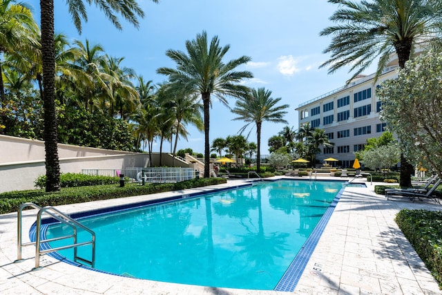 view of pool